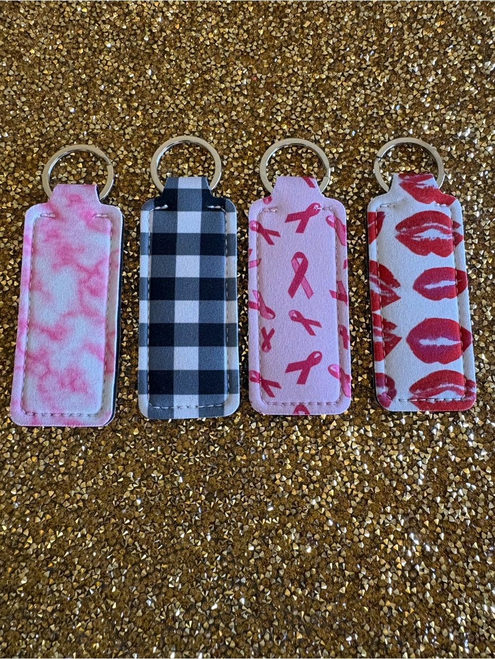 Womens NWT Lipstick & Assorted Key Ring Holders - Pack of 4 - Picture 2 of 4